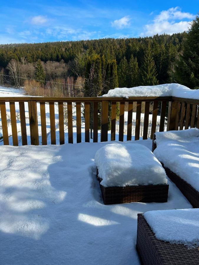 Chata Monika Frymburk nad Vltavou Exterior foto